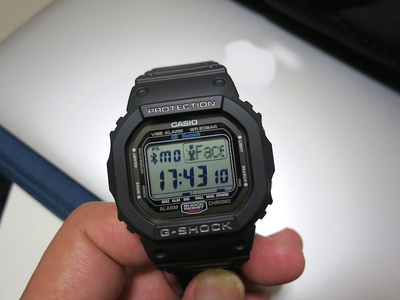 Bluetooth Watch CASIO G-SHOCK『GB-5600B-1JF』レビュー（2）
