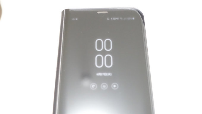 9083円 大きい割引 Samsung サムスン 純正品 Galaxy S8 クリアビュー Clear View Standing Cover 手帳型 ケース カバー Black