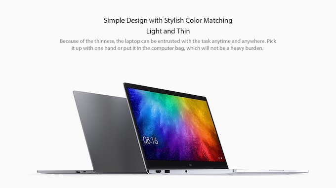 Pr Xiaomi Mi Notebook Airが持ち出し動画編集に良さげ